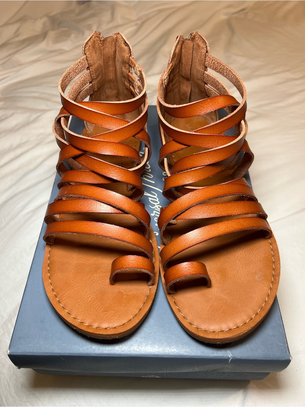 Universal Thread Tan Strappy Gladiator Sandals